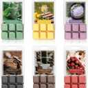 Summer Scented Wax Melts,Natural Soy Wax Cubes for Wax Warmer,Mix Scented Long Lasting Scented Wax Melts,Candle Melts Decor Gift, 2.5 oz (6 Pack) (Lemon)