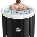 Moyanne Ice Bath Tub,155 Gallons Inflatable Cold Plunge Tub for Athletes' Recovery - Portable Outdoor Polar Pod Recovery Solution,39.3'' x 31'