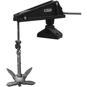 Scotty #276 Anchor Lock w/ #241 Side Deck Mount, Black
