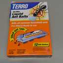 TERRO Ant Killer Bait Stations T300B - Liquid Bait to Eliminate Ants - Bait System - 12 Count Stations for Effective Indoor Ant Control
