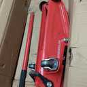 BIG RED T83006 Torin Hydraulic Trolley Service/Floor Jack with Extra Saddle (Fits: SUVs and Extended Height Trucks): 3 Ton (6,000 lb) Capacity, Red
