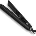 MIRACOMB 1 Flat Iron Hair Straightener Pro - Ceramic Ion Tech, Curls & Straightens Easily, Digital Heat for Precision Styling, Dual Voltage - Perfect Hair Straightening Tool for Travel & Smooth Style, Black