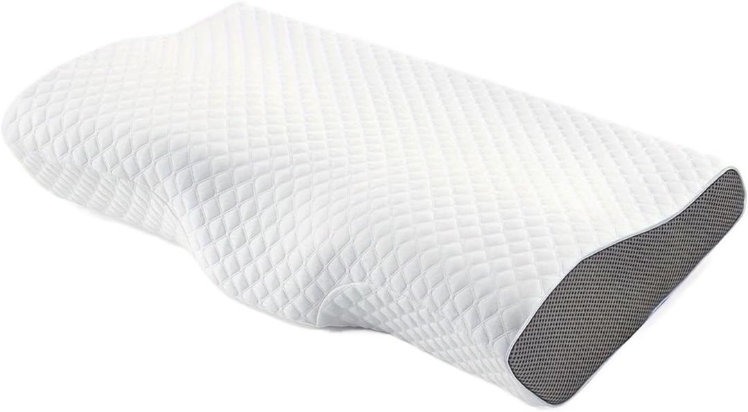 1pc Memory Foam Pillow Neck Pillows(Grey)