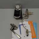 Veise VE06-H Smart Front Door Lock Set, App Control, Keyless Entry Deadbolt with Lever Handle, Electronic Digital Touchscreen Keypad, Auto Lock, Easy Install, Satin Nickel