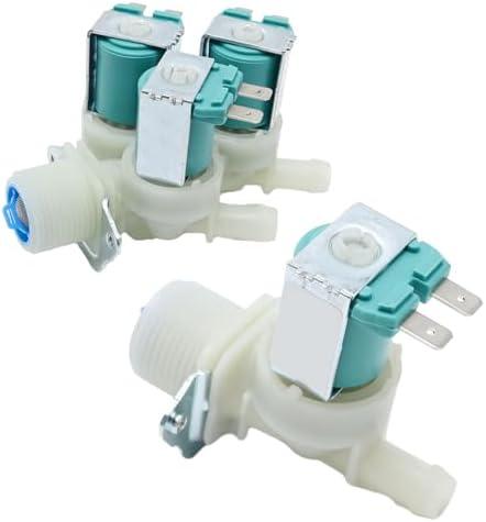 Saihisday 2Pcs 5221ER1003A Cold & Hot Washer Water Inlet Valve 5220FR2075L Replacement for LG & Kenmore