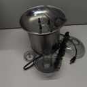 Nostalgia 4 Tier Electric Chocolate Fondue Fountain Machine for Parties - Melts Cheese, Queso, Candy, and Liqueur - Dip Strawberries, Apple Wedges, Vegetables, and More - 32-Ounce - Stainless Steel