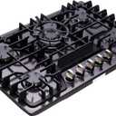 30 Inch Gas Cooktop Dual Fuel Sealed 5 Burners Stainless Steel Gas Cooktop Gas Hob DK257-A03B Gas Cooker
