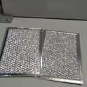 Microwave Filter Replacement 7.64" x 5.12" Fit for GE WB06X10309/ WB06X10359, 2 Pack Microwave Vent Filter, Microwave Grease Filter - Freshens and Filters Kitchen Air in Over-The-Range Oven Vent Fan