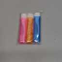 Travel Toothbrush, 3PCS Travel Toothbrush Set, Mini Toothbrush Soft Portable Toothbrushes Travels with Tooth Brush Cover Small Folding Toothbrushes Individually Wrapped for Camping Home (1 Count (Pack of 3), Styleb Pink+orange+blue)