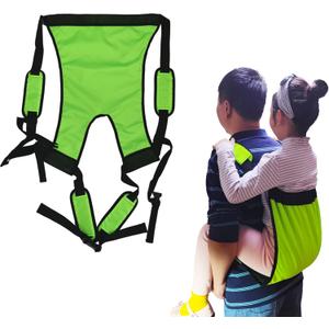 Kids Carrier Hiking Back Pack Belt Outdoor Children Lift Sling for Transferring Toddler, Disabled, Handicapped, Bedridden to Car,Wheelchair,Vehicle,Bed,Chair (Green)