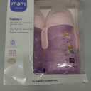 MAM Plastic Trainer Cup, Trainer Drinking Cup with Extra-Soft Spout, Spill-Free Nipple, and Non-Slip Handles, for Girls 4+ Months, Eight Ounces (2 Count (8 oz), Purple)