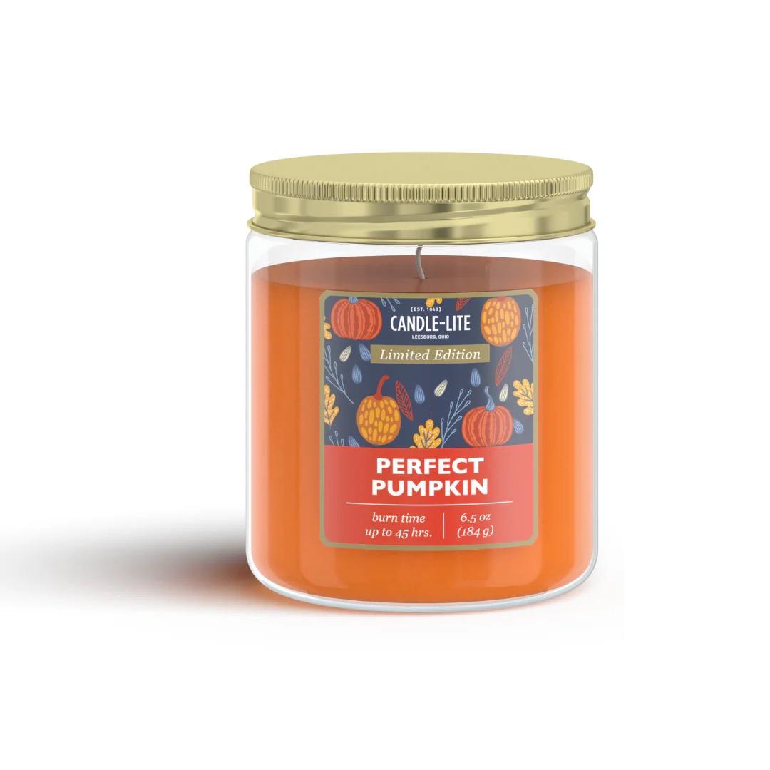 PERFECT PUMPKIN 6.5OZ JAR CANDLE