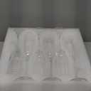 C CREST Set of 12, Champagne Glasses, 6 Ounce Champagne Flute, Lead-free Drinkware, Clear