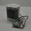 Lasko CD08200 Small Portable Ceramic Space Heater for Bathroom and Indoor Home Use, White, 6.25 x 6.25 x 7.65 inches