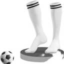 Kids-Soccer-Socks Knee-High-Football-Socks 2 Pairs Sports Tube Sock for Youth Boys Girls Ages 6-12 (White)