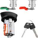 maXpeedingrods Door Lock Cylinder & Ignition Switch Set Fit for Ford Aerostar, Explorer, Explorer Sport Trac, E-150/250/350, Ranger, Mercury Mountaineer, Replace #: LC6177, DL5886, 597638