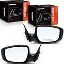 A-Premium Pair (2) Driver and Passenger Side Power Door Mirror - Compatible with Hyundai Elantra Coupe 2014-2016 - Heated Manual Folding Paint to Match w/Turn Signal Blind Spot Detection