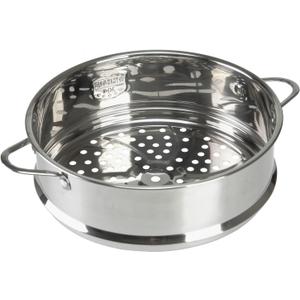 BinaryABC Stainless Steel Dumpling Steamer Basket for Pot,18cm Steamer Insert for Food Veggie Rice Noodle Roll (7.08INCH)