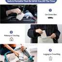 Foldable & Portable Pill Organizer 2 Times A Day with Extra Compartments - Etched Labels - Weekly 7 Day AM PM Medicine Box, Week Daily Travel Pill Case Holder Dispenser for Vitamin, Supplement - Khaki