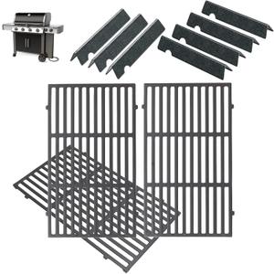 Genesis II 400 Grill Parts Kit for Weber Genesis II/LX GS4 400 Series Grills Genesis 2 E-410 S-410 E-435 E-415 S-435 SE-410 LX S-440 E-440 Replacement Parts, 66097 Grill Grates 66033 Flavorizer Bars