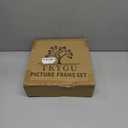 10 x10 Picture Frame Set of 5, Black Wooden Frame 10 x10 Square Wall Gallery Poster Photo frame with Durable Shatter Resistant Plexiglass for Wall Hanging best gift