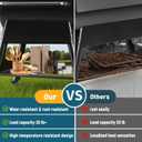 Pellet Grill Storage Shelf Compatible with Traeger Pro 575 and Traeger Pro 22, 26'' Grill Storage Shelf for Traeger Increases Extra Storage, Grill Accessories for Traeger Pro 575, Pro 22