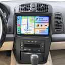 10" Android Car Stereo Radio for Cadillac CTS 2003-2007, for Cadillac SRX 2004-2008 Car Double Din Radio with Carplay Android Auto GPS Navigation BT FM AHD Backup Camera Mic