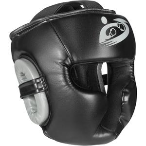 Boxing Headgear 1 Pack, Easter Basket Gifts for Girls Boys Adjustable Boxing Head Gear Helmet for Adult Men & Kids,Closed-Type Safe,for MMA Sparring,Muay Thai,Kickboxing Training Gear,Strong Grip (Black-Grey)