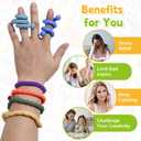 12 Pack Sensory Stick,Fidget Toys,Textured Calming Sensory Toys for Autism Kids, Anxiety Relief for Activities Essential,Stimulating & Addictive Toys for Kids Students