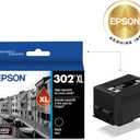 EPSON 302 Claria Premium Ink High Capacity (T302XL020-S) Works with Expression XP-6000 XP-6100