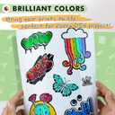 Koala 95% Clear Sticker Paper for Inkjet Printer - Waterproof Printable Vinyl Sticker Paper - 8.5x11 Inch, 50 Sheets, Transparent Glossy - Easy to Use for DIY Personalized Decals