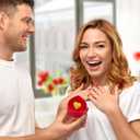 3 x Della Stella Heart Shaped Pop up Gift Box,Surprise Pop up Valentines Gift Box,Birthday or Valentine's Day Gifts for Classroom,Wife,Girlfriend