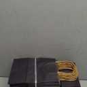 LIHOMR Gift Bags 8.25" x5.9 x3.15 100Pcs Paper Bags with Handles,kraft paper Bags for Small Business Christmas Bags, Wedding, Party Favor, Shopping, Lunch, Halloween Trick-or-Treat(Navy blue)