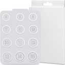 Smart Ring Sizing Kit, Compatible with Oura Ring4, Measure Finger Size Before Buying Ring, Ring Sizer Measuring Tool, Size 4-15 (White)