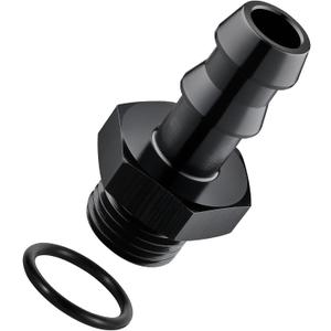 EVIL ENERGY 6AN ORB Male to 3/8" Barb Straight Fitting Adapter