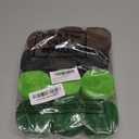 Epakh 12 Rolls Black/Green/Brown Crepe Paper Streamers (984ft) - Pixel Themed Party Decorations, Video Game Birthday Supplies, Dinosaur Jungle Camo Army Camp Natural Theme Green Party Decor Halloween
