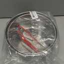 Pasta Strainer Set of 2, Stainless Steel Noodle strainer, 18cm with Removable Handle Metal Pasta Strainer Basket Deep Fryer Basket, Kitchen Colander for Washing Draining Deep-frying Boiling Steaming