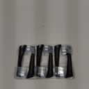 6 Pack IO Replacement Brush Heads Compatible with Oral B iO 2/3/4/5/6/7/8/9/10/Deep Clean Series Electric Toothbrushes, MediumHard Bristles IO Toothbrush Head Compatible with Oral B (Black)