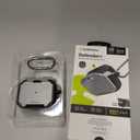 SwitchEasy Defender+ AirPods Pro Locking Case 2nd Generation & 1st Generation - Wireless Charging Case with Phone Stand, Shockproof Protection for Apple AirPods, AirPod Pro Case with Lock - Space Gray