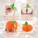 Fall Thanksgiving Decorations Banner for Party - Fall Office Decorations for Work - September Thanks Giving Decor Set - Autumn Festival Give Thanks Decor Kit - Orange