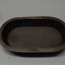 Samhita Mango Wood Decorative Bowls for Home Dcor, Decorative Long Wooden Bowl for Table Centerpiece (10" x 6" x 2")