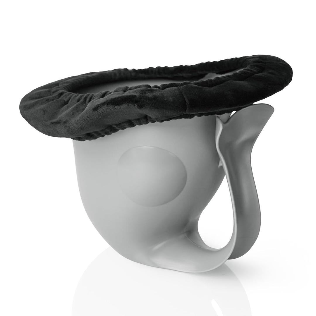 Potty for Newborn Baby Potty Training; for Diaper Free Baby Elimination Communication Indoor & Outdoor; Attractive Fish Shape (Grey)