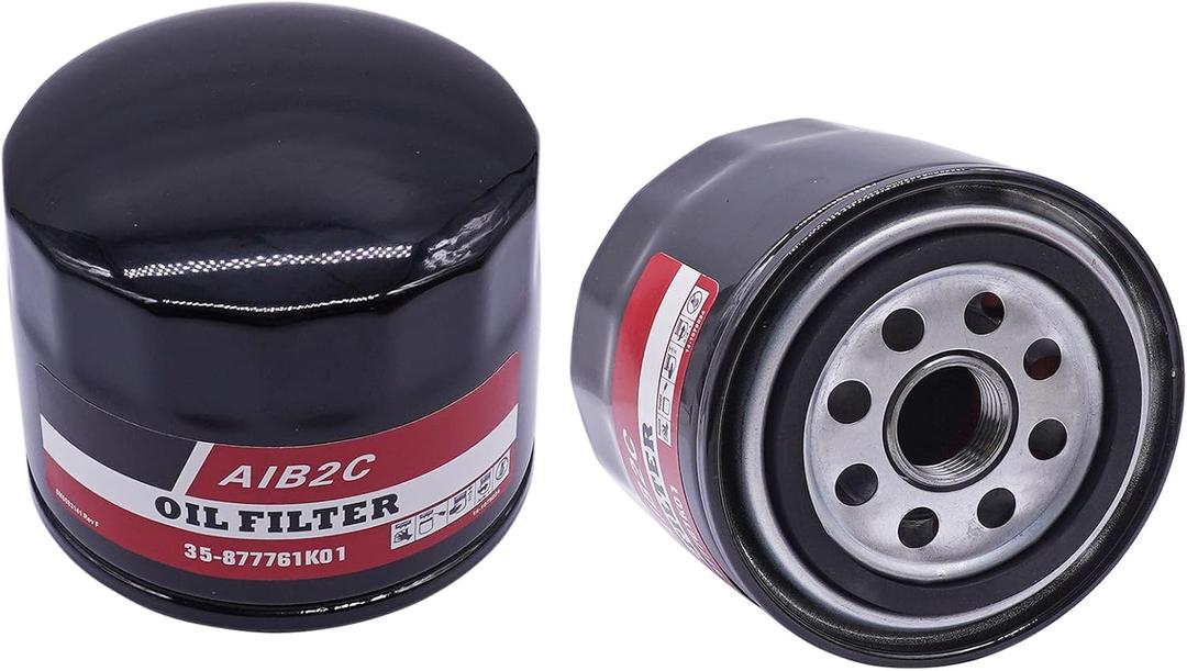 35-877761K01 Marine Outboard 4-Stroke Oil Filter Compatible with Mercury 2 Packs