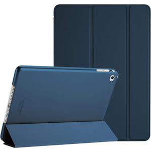 ProCase Smart Case for iPad Air 2 2014, Ultra Slim Lightweight Stand Protective Case Shell with Translucent Frosted Back Cover for iPad Air 2nd (A1566 A1567) -Navy