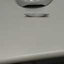 AKCISOT Atomic 10 Inch Wall Clock Analog Clocks for Indoor Kitchen, Battery Operated Clock for Bedroom Office Classroom Living Room(Silver)