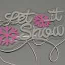 Christmas Winter Neon Sign Let It Snow Neon Lights Led Neon Signs Christmas Let It Snow Acrylic LED Sign Light Christmas Light Up Neon Sign for Bedroom Kids Room Living Room Gift Xmas Party