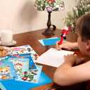 2 x Treasure Cove Winter Card Making Kit Kids Christmas Cards Bulk Winter Animal DIY Handmade Greeting Card for Holiday Xmas Home Classroom Activities Party Favor 12Pcs