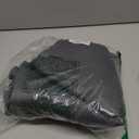 Lecloud Grey Room Darkening Curtains for Bedroom 72 Inches Long 2 Pcs, Rod Pocket Soft Farmhouse Decor Window Curtains, Thermal Insulated Rustic Solid Drapes for Living Room, Each Panel 40" W x 72" L