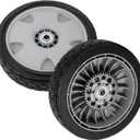 2 Pcs 9" HRX217 Lawn Mower Rear Wheels Kit Compatible with Honda HRX217 Lawn Mower 9 Inch Push Mower Back Drive Wheels Replace for 42710-VH7-010ZA