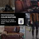 Leather Hero Leather Color Restorer for Couches, Leather Scratch Remover, Leather Couch Scratch Repair for Furniture and Car Seats - Complete Kit, Non-Toxic, Made in The USA (White)